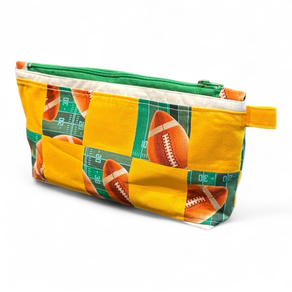 Kids Football Print Pencil Case